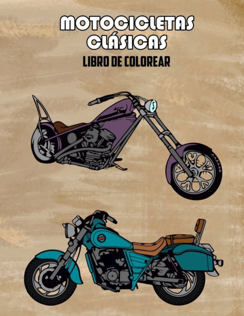 Motocicletas Clasicas Libro de Colorear: Volumen 1