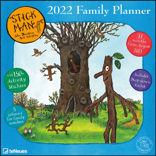 STICK MAN FAMILY PLANNER 2022