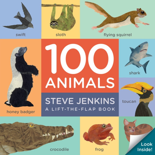 100 Animals (lift-the-flap padded board book)