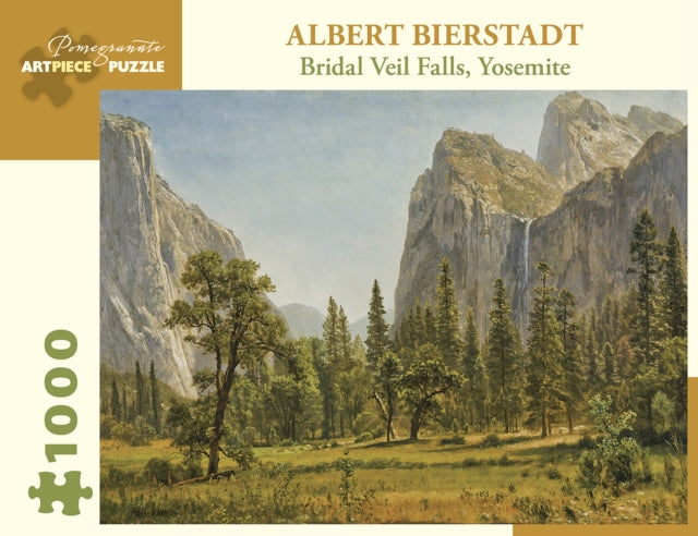 Albert Bierstadt Bridai Veil Falls Yosemite 1000-Piece Jigsaw Puzzle