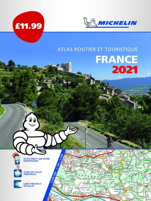France 2021 - PB Tourist & Motoring Atlas: Tourist & Motoring Atlas A4 Paperback