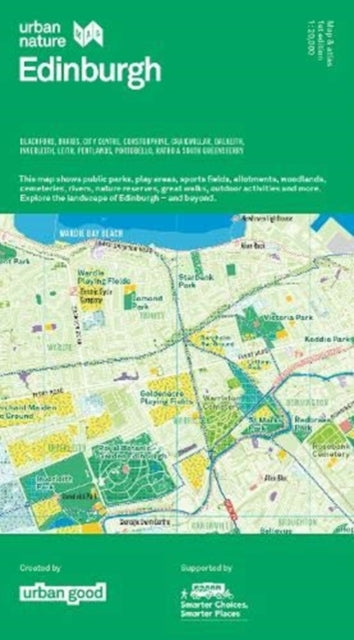 folded,Urban Nature Edinburgh Map