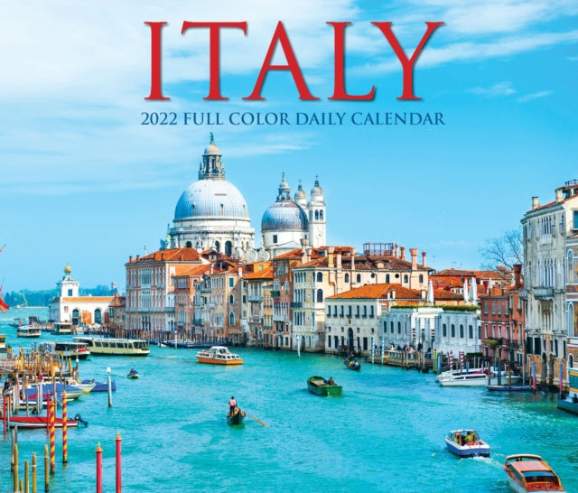 Italy 2022 Box Calendar, Travel Daily Desktop