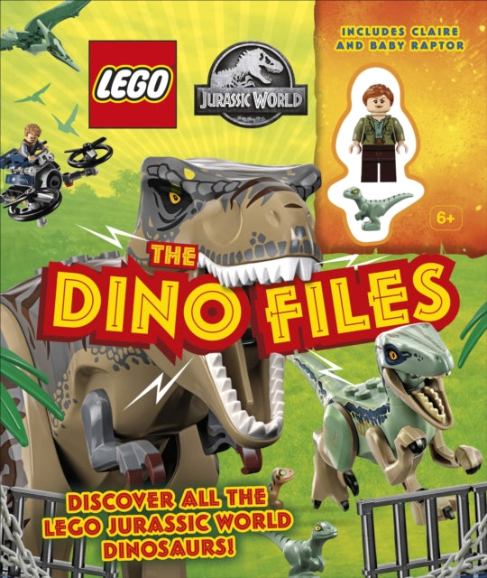 LEGO Jurassic World The Dino Files: with LEGO Jurassic World Claire Minifigure and Baby Raptor!