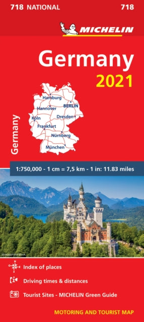 Germany 2021 - Michelin National Map 718: Maps