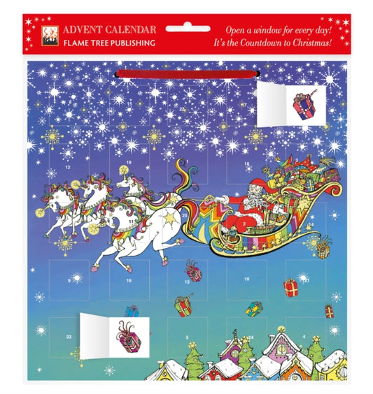 Susannah Peacock - Santa's Sleigh Advent Calendar 2021 (with stickers)