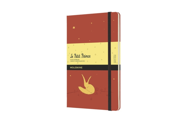 Moleskine Limited Edition Petit Prince Large Plain Notebook: Coral Orange