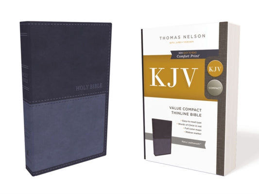 KJV, Value Thinline Bible, Compact, Leathersoft
