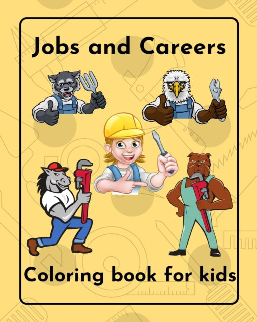 Jobs and Careers Coloring Book for kids