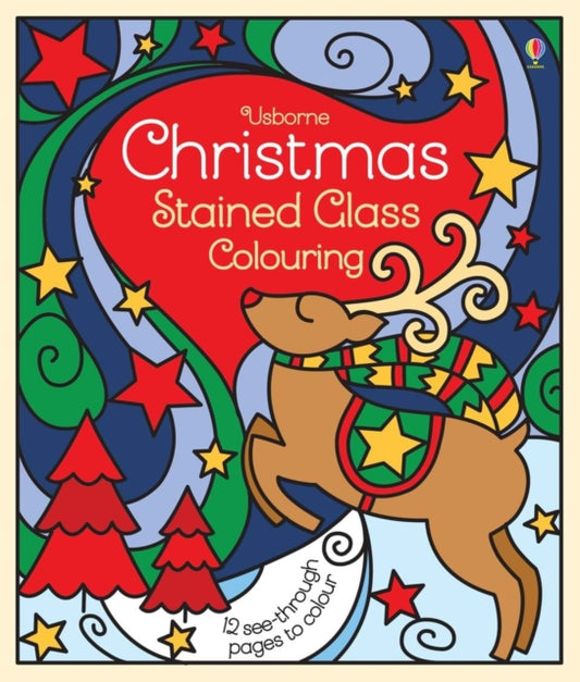 Christmas Stained Glass Colouring