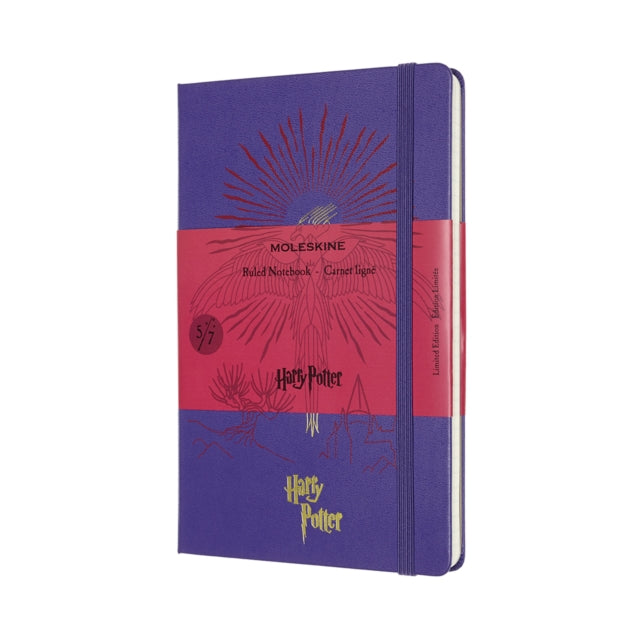 Moleskine Limited Edition Harry Potter Large Ruled Notebook: Book 5 Order of the Phoenix Brilliant Violet