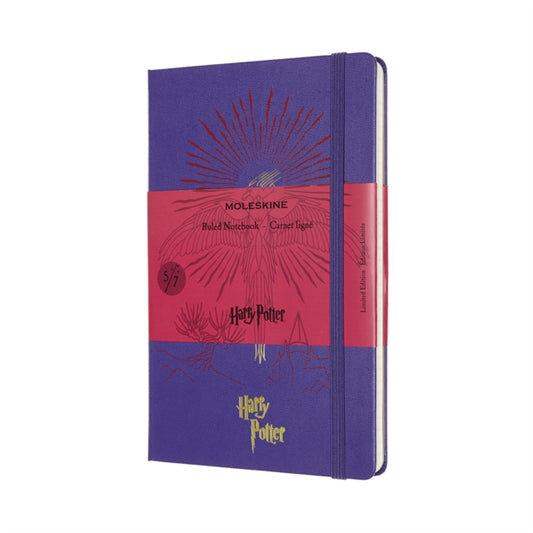 Moleskine Limited Edition Harry Potter Large Ruled Notebook: Book 5 Order of the Phoenix Brilliant Violet