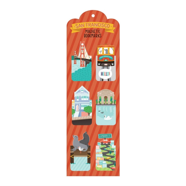 San Francisco Magnetic Bookmarks