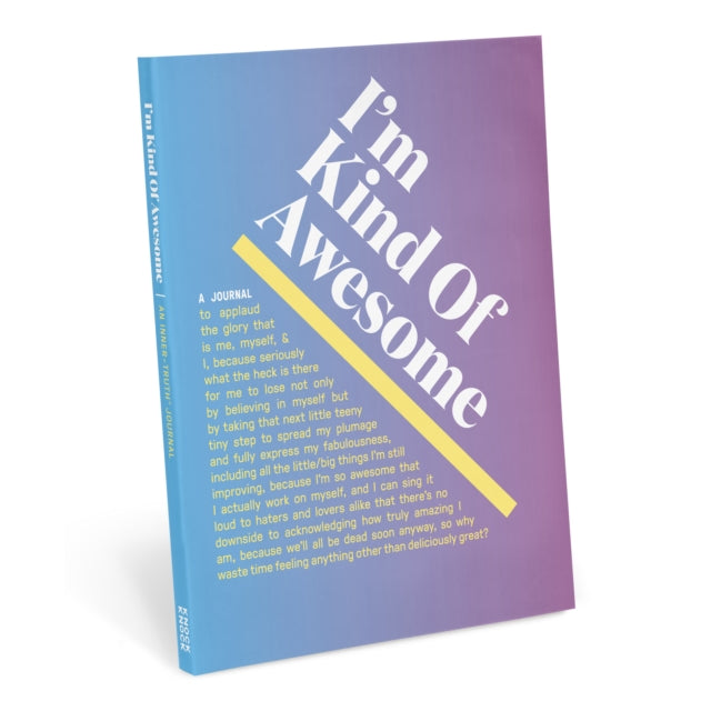 Knock Knock I'm Kind of Awesome Inner-Truth Journal (Ombre Edition)