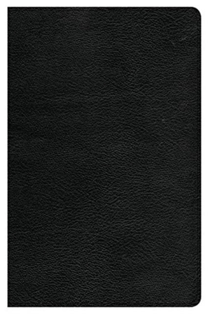CSB Large Print Personal Size Reference Bible, Black Genuine Leather, Indexed