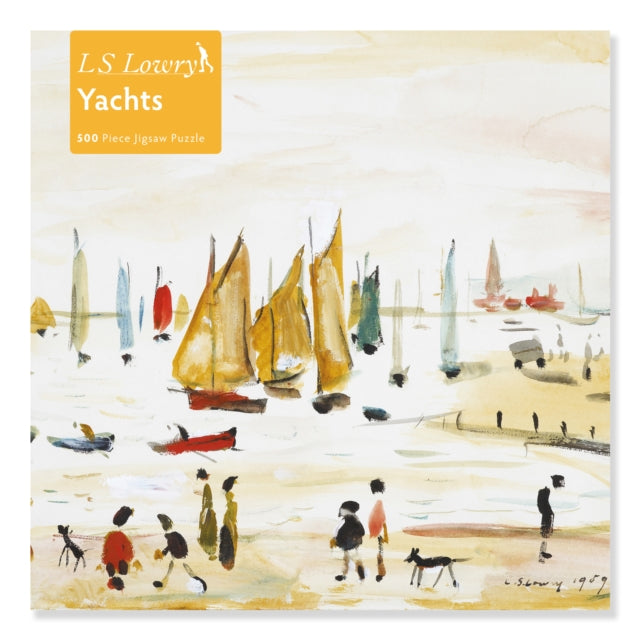 Adult Jigsaw Puzzle L.S. Lowry: Yachts (500 pieces): 500-piece Jigsaw Puzzles