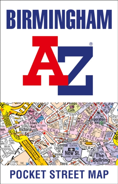 folded,Birmingham A-Z Pocket Street Map