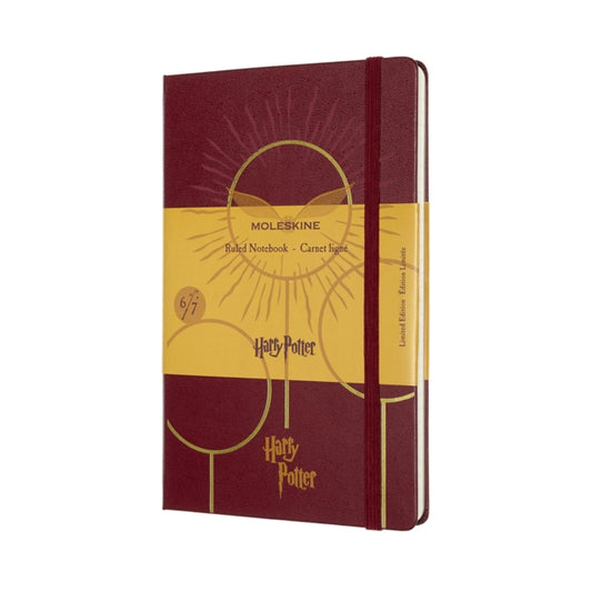 Moleskine Limited Edition Harry Potter Large Ruled Notebook: Book 6 Half-Blood Prince Bordeaux Red