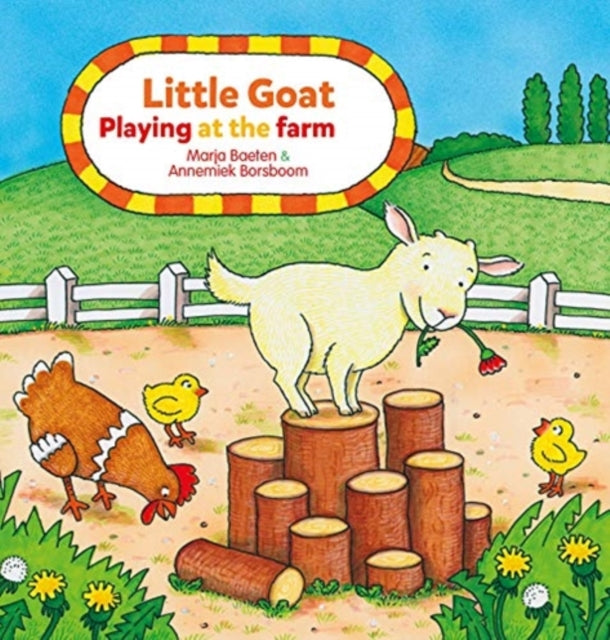 Little Goat. Playing at the Farm