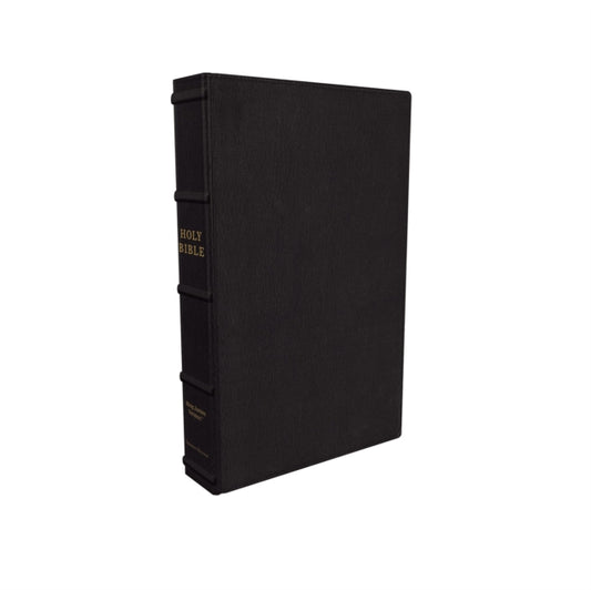 KJV, Large Print Verse-by-Verse Reference Bible, Maclaren Series, Premium Goatskin Leather