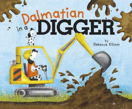 Dalmatian in a Digger