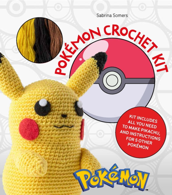 Pokemon Crochet Kit: Kit includes everything you need to make Pikachu and instructions for 5 other Pokemon