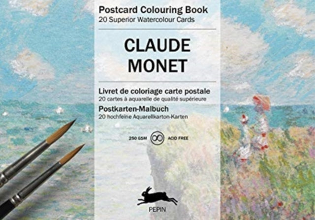 Claude Monet: Postcard Colouring Book