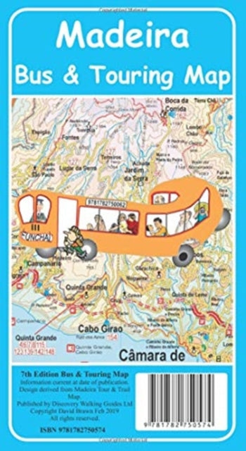 Madeira Bus & Touring Map 7th edition