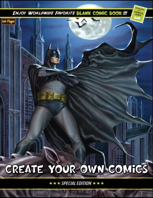 Create Your Own Comics: 120 Pages of Fun and Unique Templates - A Large 8.5 x 11 Inches Sketchbook for Kids, Boys and Adults Gift to Unleash Creativity - Cartoon / Blank Comic Book With Lots of Templates v1