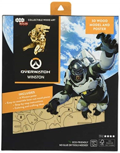 IncrediBuilds: Overwatch: Reinhardt 3D Wood Model and Poster