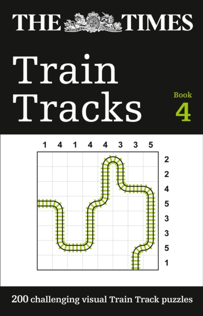 Times Train Tracks Book 4: 200 Challenging Visual Logic Puzzles