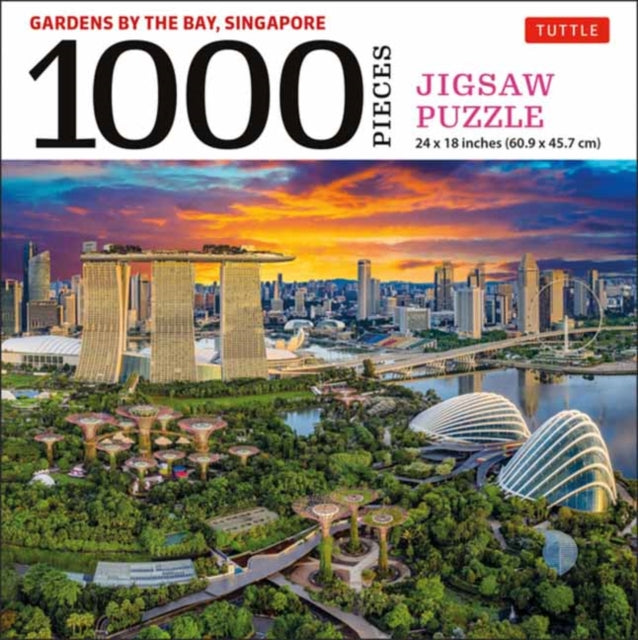 Singapore's Gardens by the Bay - 1000 Piece Jigsaw Puzzle: (Finished Size 24 in X 18 in)