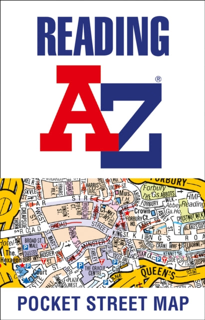 folded,Reading A-Z Pocket Street Map