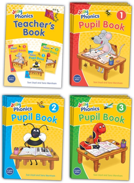 Jolly Phonics Class Set: in Print Letters (British English edition)