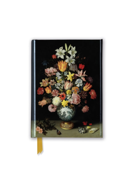 National Gallery - Bosschaert: A Still Life of Flowers (Foiled Pocket Journal)