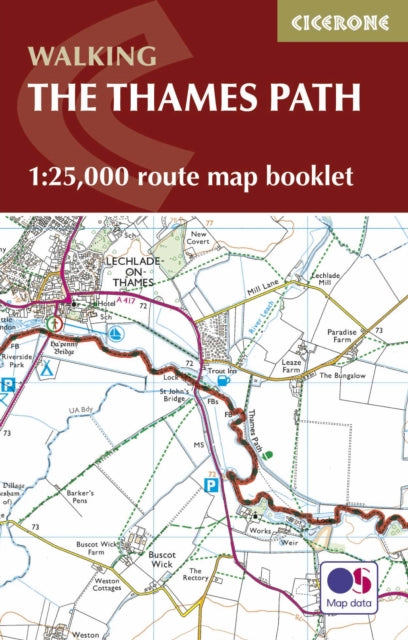 Thames Path Map Booklet: 1:25,000 OS Route Map Booklet