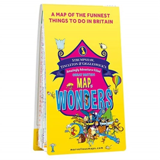 folded,ST&G's Amazingly Adventure-Filled Great British Map of Wonders