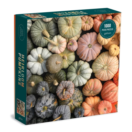 Heirloom Pumpkins 1000 Piece Puzzle in Square Box