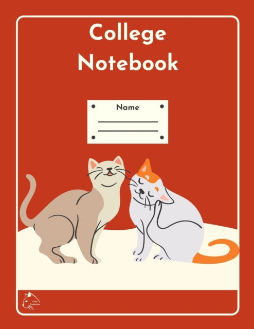 College Notebook: Student workbook | Journal | Diary | Pets love cover notepad by Raz McOvoo