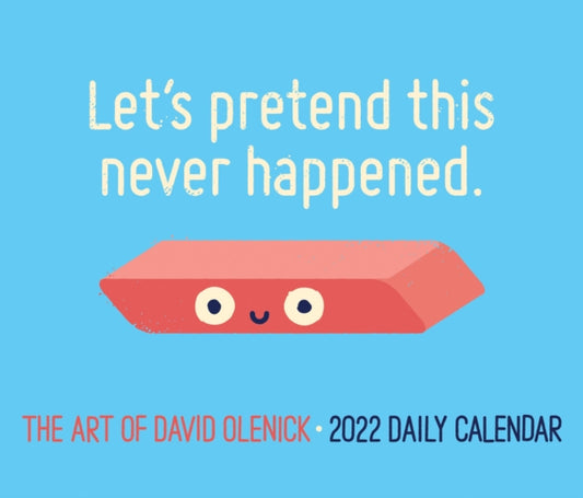 Art of David Olenick 2022 Box Calendar, Daily Puns / Humor Desktop