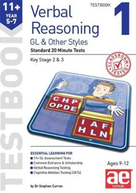 11+ Verbal Reasoning Year 5-7 GL & Other Styles Testbook 1: Standard 20 Minute Tests