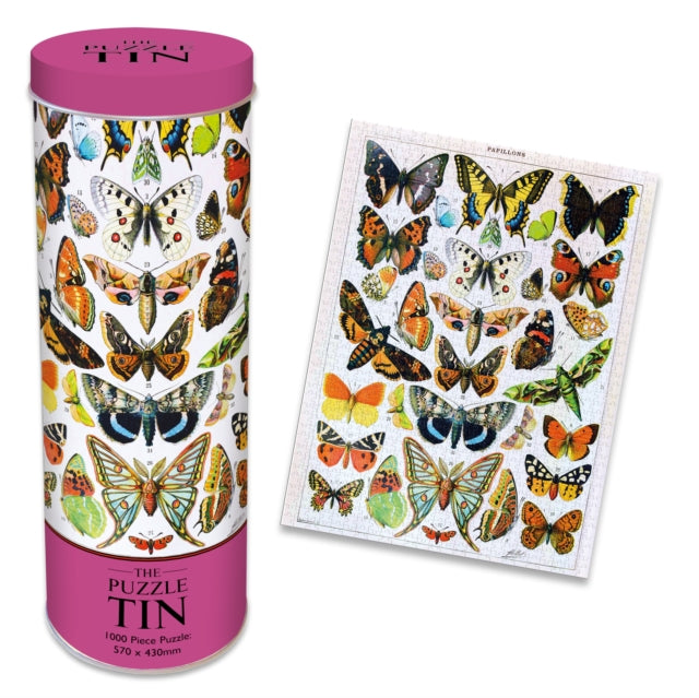 Butterflies 1000 Piece Jigsaw in a Tin