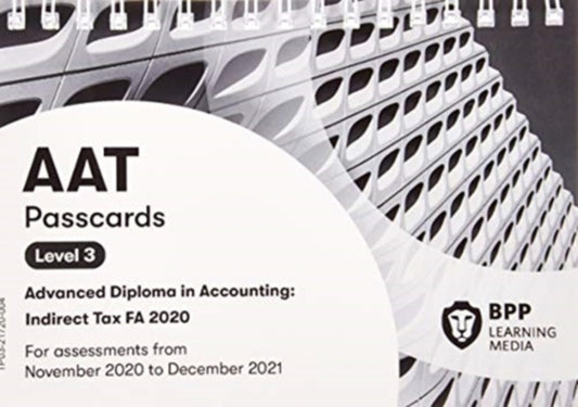 AAT Indirect Tax FA2020: Passcards