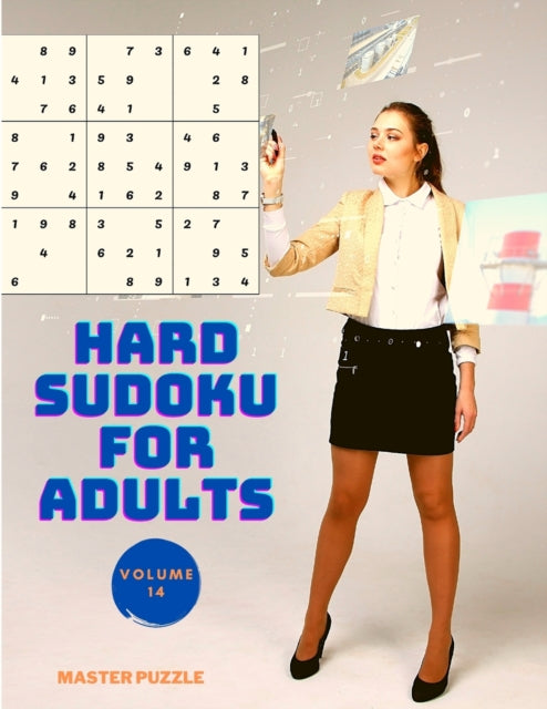 Hard Sudoku for Adults - The Super Sudoku Puzzle Book Volume 14