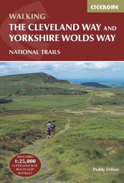 Cleveland Way and the Yorkshire Wolds Way: Includes 1:25,000 Cleveland Way route map booklet
