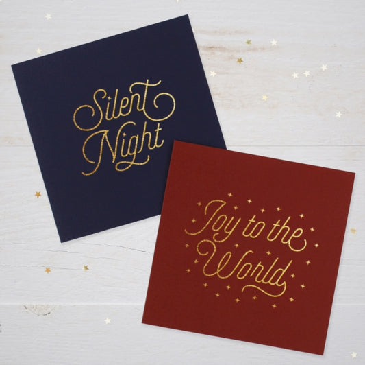 SPCK Charity Christmas Cards, Pack of 10, 2 Designs: Gold Text