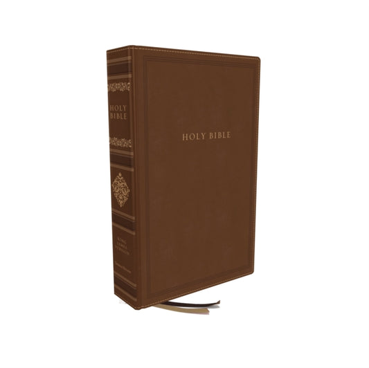 KJV, Personal Size Reference Bible, Sovereign Collection, Leathersoft, Brown, Red Letter, Comfort Print: Holy Bible, King James Version