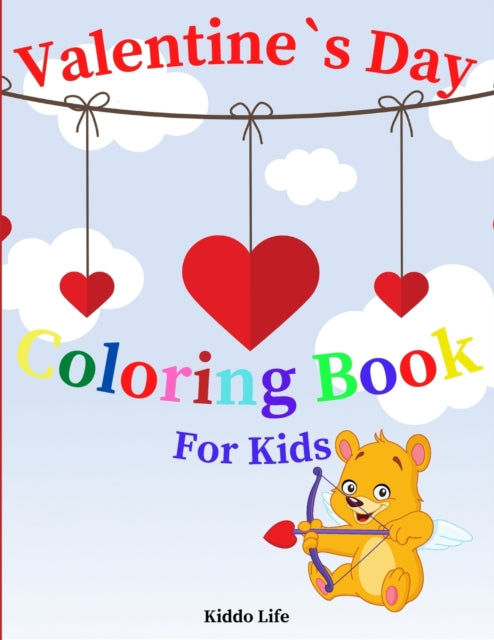 Valentine`s Day Coloring Book for Kids: Amazing Valentine`s Day Coloring Book with Cute and Relaxing Mandala Coloring Pages for Kids