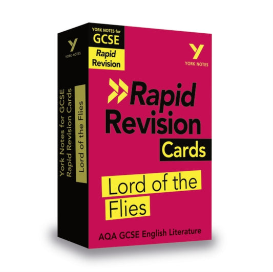 York Notes for AQA GCSE (9-1) Rapid Revision Cards: Lord of the Flies - Catch up, revise and be ready for 2021 assessments and 2022 exams
