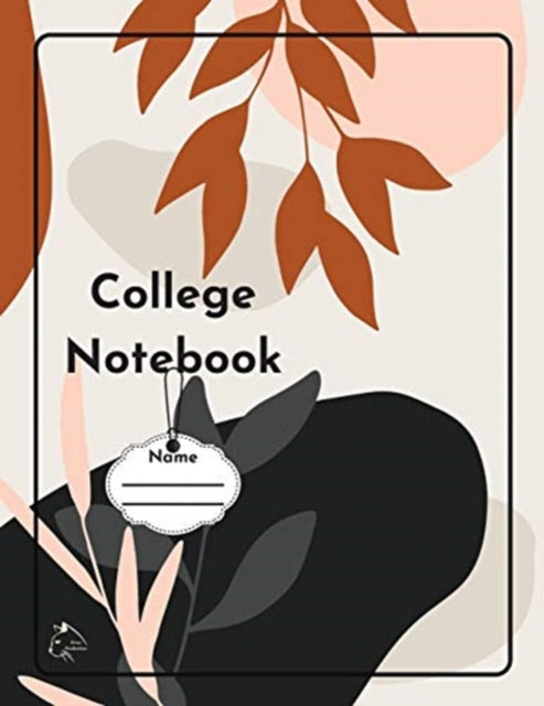 College Notebook: Student workbook | Journal | Diary | Leaves cover notepad by Raz McOvoo